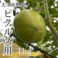 ピクルス用　青トマト（大玉）チルド便指定は料金内※送料は別途(1kg)